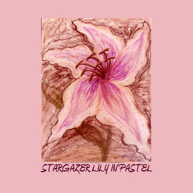 Stargazer Lily in Pastel shirt by DlmtleArt