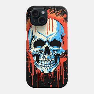 Splatter Skull Phone Case