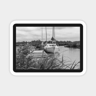 Boat mooring on the Norfolk Broads Magnet