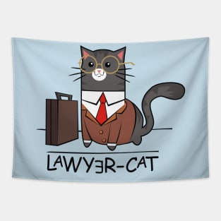 Lawyer cat Tapestry