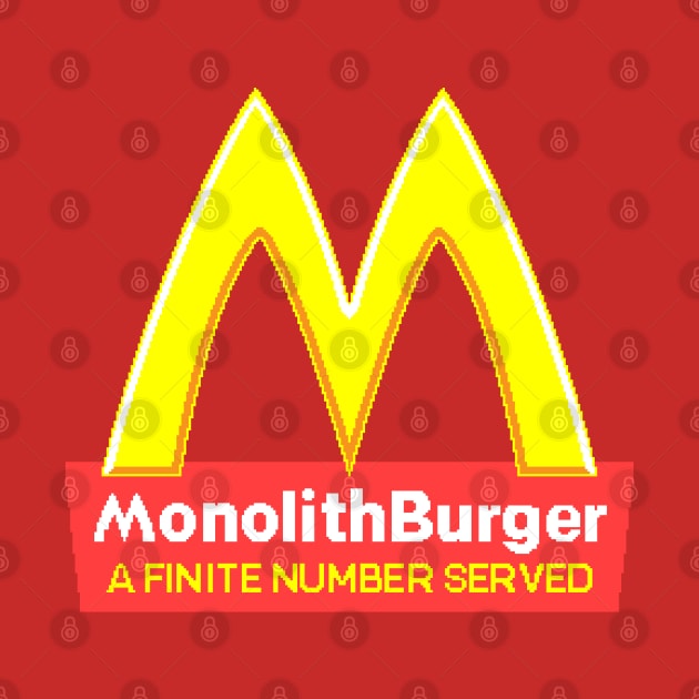 Monolith Burger 8-bit by CCDesign