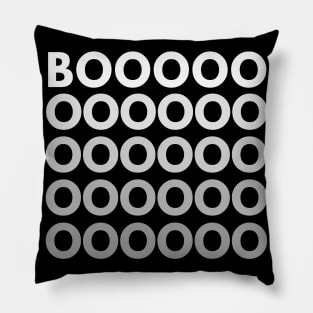 Boooooo. Minimalistic Halloween Design. Simple Halloween Costume Idea Pillow