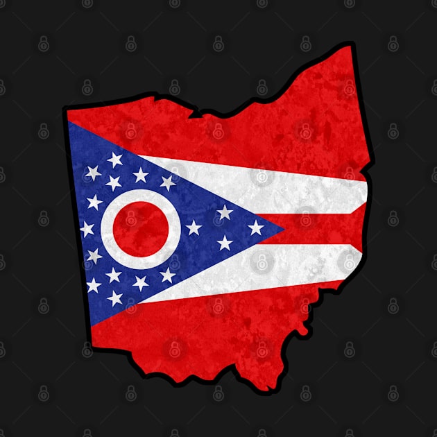 Ohio State Flag Dayton Cleveland Cincinnati Columbus Athens Toledo Akron Canton by TravelTime