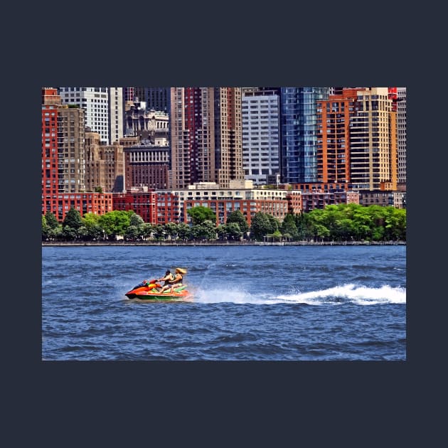 Liberty State Park - Jet Skiing in Morris Canal Basin by SusanSavad