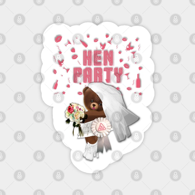 Getting Married. Hen's Party Magnet by KC Morcom aka KCM Gems n Bling aka KCM Inspirations
