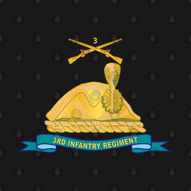 3rd Infantry Regiment - Gold - w Br - Ribbon by twix123844