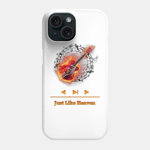 Just Like Heaven With Guitars Phone Case by Ayaaart