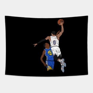 Westbrook dunks on Durant... Tapestry