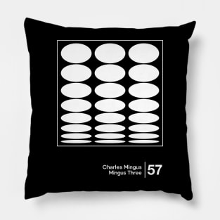 Charles Mingus - Minimal Style Graphic Artwork Pillow