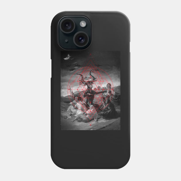 Witches and their king Phone Case by DrSoed