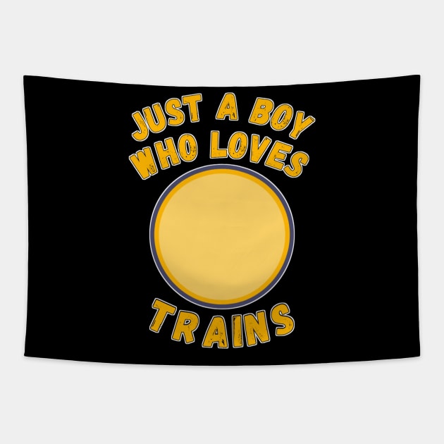 Just a Boy Who Loves Trains. Tapestry by YourSelf101