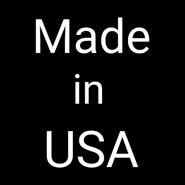 Made in usa by Menu.D