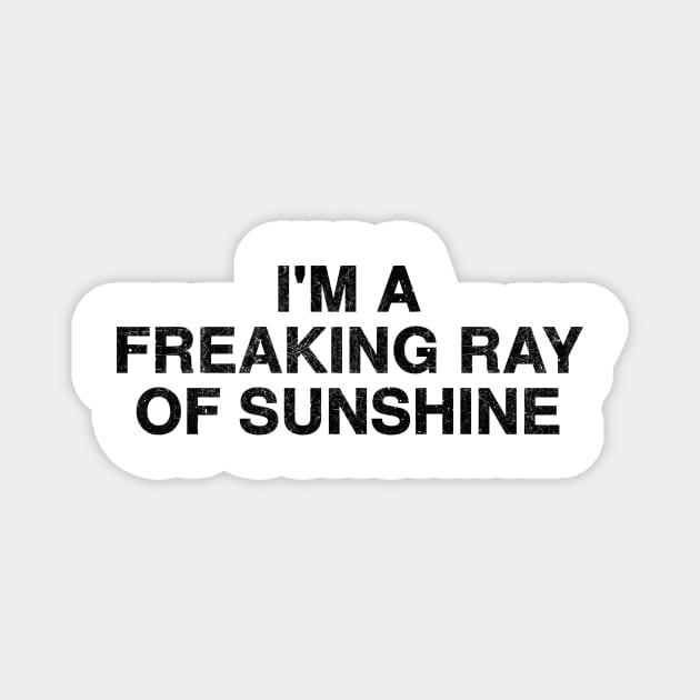 I'm A Sunshine. Magnet by Riel