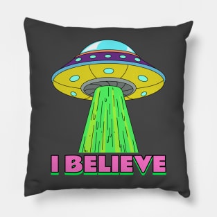 I believe in Ufo Pillow