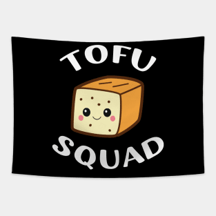 Tofu Squad | Funny Tofu Diet Tofu Lover Gift Tapestry