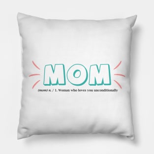 Mom lovely definition - Happy Mothers Day Gift - Gift for mom Pillow