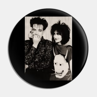 Siouxsie Sioux and Robert Smith's Pin