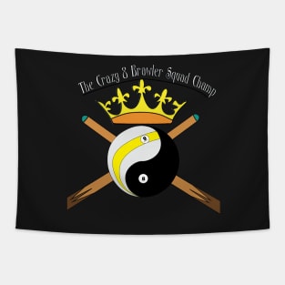 Crazy 8 Squad crown Tapestry