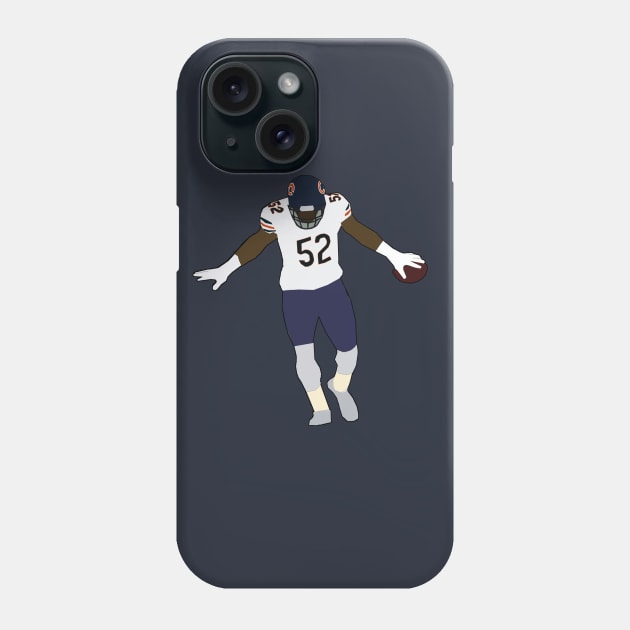 Khalil Mack - Chicago Bears Phone Case by xavierjfong