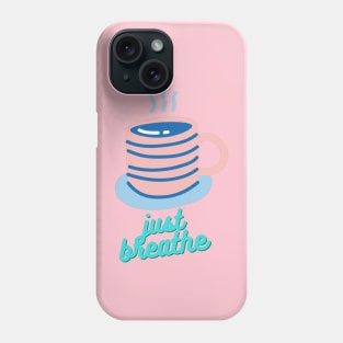 Relaxing Morning Coffee Pink Themed Phone Case
