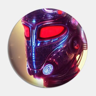 Cybernetic helmet Pin