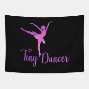 Tiny Dancer Watercolor Ballerina Dancer Tapestry