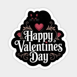Happy Valentines Day - For Cat Lovers Magnet