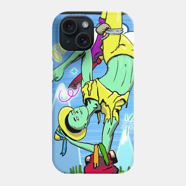 Magic Man / the Fool Phone Case by Izzy Peters