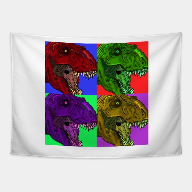 Pop Rex Tapestry by SimplyMrHill