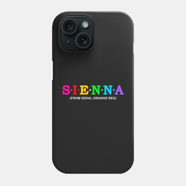 Sienna - From Siena, Orange Red. Phone Case by Koolstudio