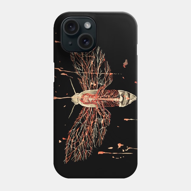 Anatomical Death's Head Hawk Moth Phone Case by RaLiz