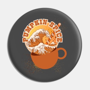 GREAT WAVE OF PUMPKIN SPICE, SUGAR CANDY SWIZZLE STYLE Pin