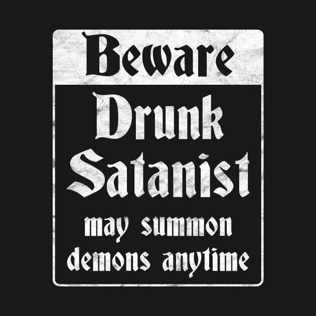 Funny Satanist Design Distressed Gift by Dr_Squirrel