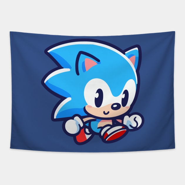 Sonic The Hedgehog Tapestry by Riot! Sticker Co.