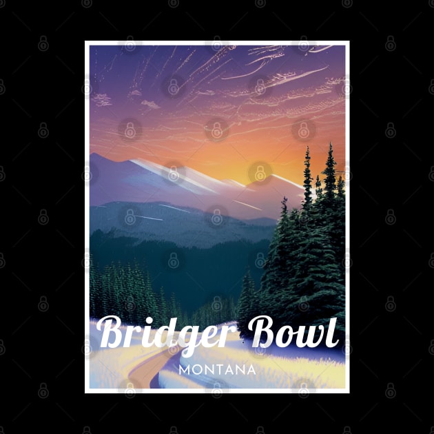 Bridger Bowl ski Montana USA by UbunTo
