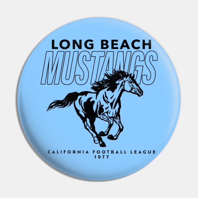 Defunct Long Beach Mustangs - California Football League 1977 Pin by LocalZonly