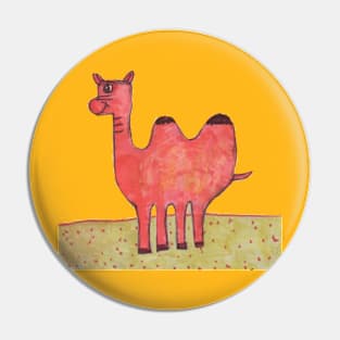 Camel in Desert Pin