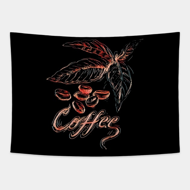 coffee beans Tapestry by MACIBETTA