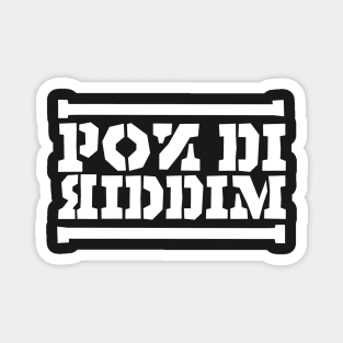 Pon Di Riddim Reggae Magnet