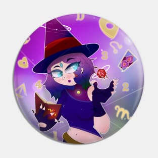 The Strange Witch Pin