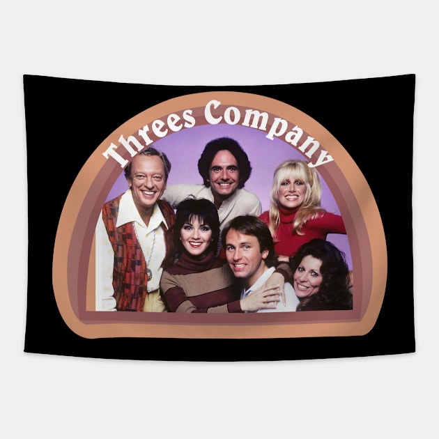 Vintage 70’s Sitcom TV Series Tapestry by  ABHDArts