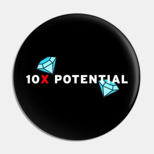 10X Potential Crypto Hidden Gems - Best Seller Black edition Pin