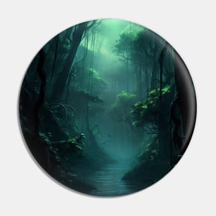 Whispering Depths of Verdure Pin