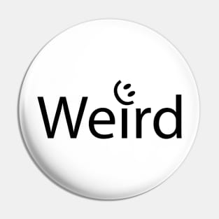 Weird artistic typography design Pin