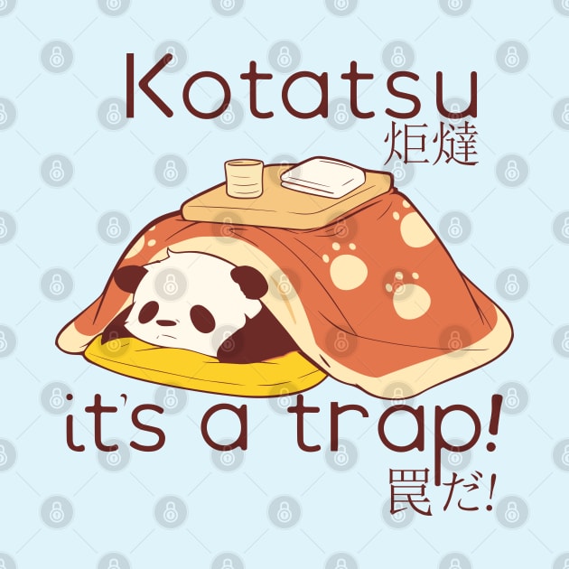 Panda in a Kotatsu it's a trap by Myanko
