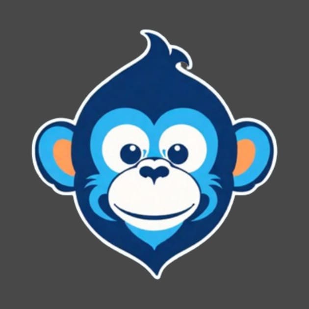 Happy Blue Monkey by VRMonkeyz