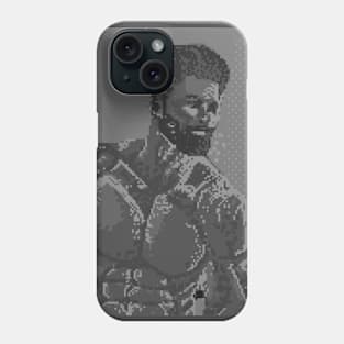 Giga Chad pixel art Phone Case