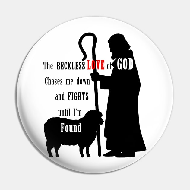 The Reckless Love of God Pin by GMFMStore