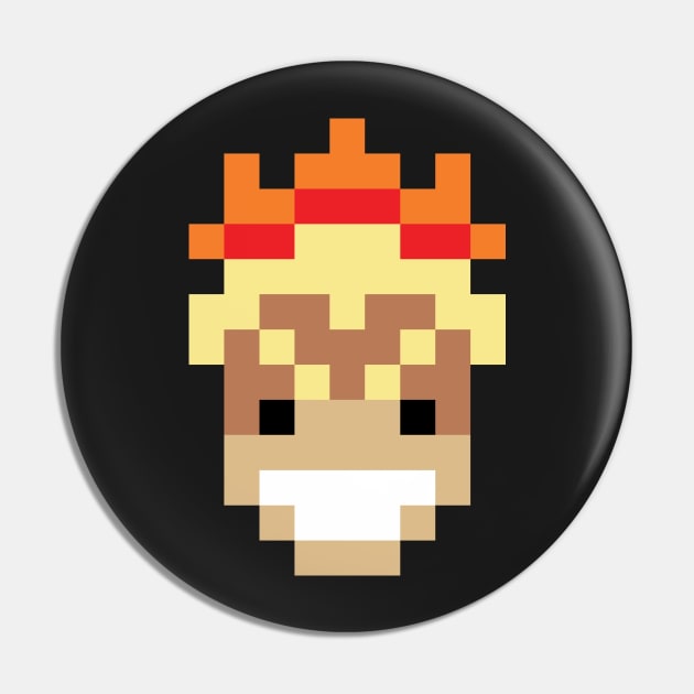 Junkrat 8-bit Pin by icecat8