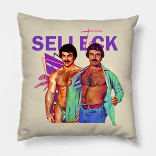 Tom Selleck Retro Vibe Pillow